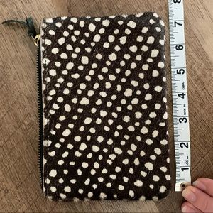 Primecut Dark Tiny Spotted Zipper Pouch
